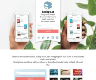 Bookpo.st(Get recommendations and swap books) Screenshot