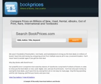 Bookprices.com(Book Prices Search for) Screenshot