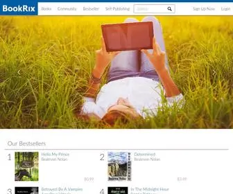 Bookrix.com(Self-Publishing made easy) Screenshot