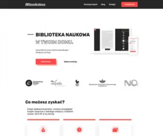 Books-Box.com(Pierwsza w Polsce ksiegarnia internetowa z dostępem do książek na strony) Screenshot