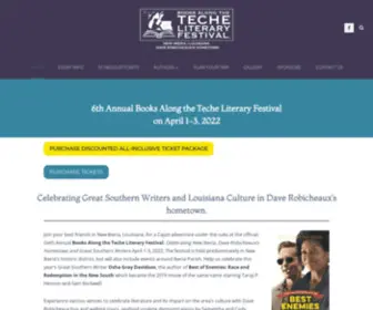 Booksalongthetecheliteraryfestival.com(Celebrating New Iberia) Screenshot