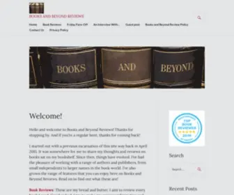 Booksandbeyondreviews.com(A collection of book reviews) Screenshot