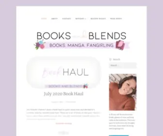 Booksandblends.com(Just a girl who writes books reviews and wine recommendations) Screenshot