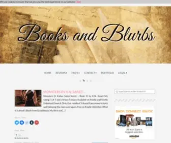 Booksandblurbs.com(Books and Blurbs) Screenshot