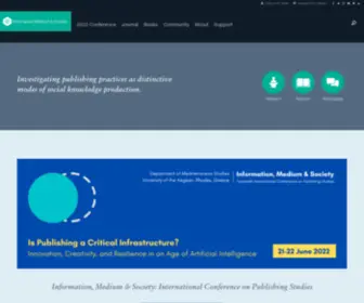 Booksandpublishing.com(The Publishing Studies Research Network) Screenshot