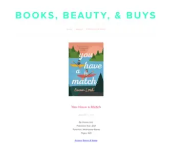 Booksbeautyandbuys.com(Books, Beauty, & Buys) Screenshot