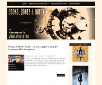 Booksbonesbuffy.com(Mostly book reviews) Screenshot