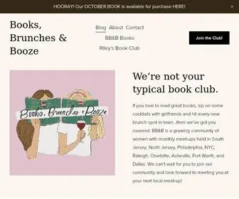 Booksbrunchesandbooze.com(Books, Brunches & Booze) Screenshot