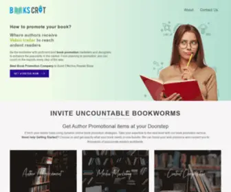 Bookscrit.com(Book promotion company) Screenshot