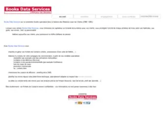 Booksdataservices.fr(Books Data Services) Screenshot