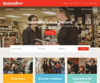 Booksellers.co.nz(Booksellers NZ) Screenshot