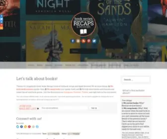 Bookseriesrecaps.com(Let's talk about books) Screenshot
