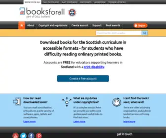 Booksforall.org.uk(Booksforall) Screenshot