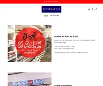 Booksforless.ph(Books for Less Online Bookstore) Screenshot