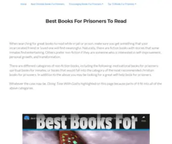 Booksforprisoners.net(Best Books For Prisoners To Read) Screenshot