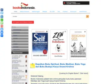 Booksindonesia.com(Anand Krishna) Screenshot