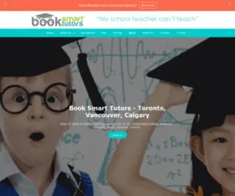 Booksmarttutors.ca(In Home & Online Tutoring service) Screenshot