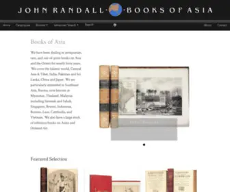 Booksofasia.com(John Randall) Screenshot