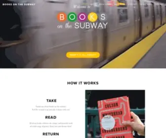 Booksonthesubway.com(Books on the Subway) Screenshot