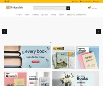 Booksophile.com(Order books online) Screenshot