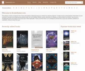 Booksradar.com(Descriptions and Series Order from Books and Writers) Screenshot