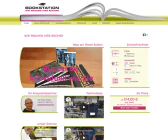 Bookstation.de(Buch drucken günstig) Screenshot