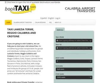 Booktaxicalabria.com(Taxi Calabria) Screenshot