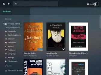 Booktech.com.mx(Recently Added Books) Screenshot