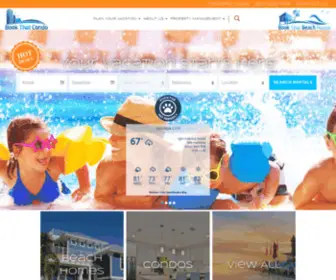 Bookthatcondo.com(Panama City Beach Condos) Screenshot