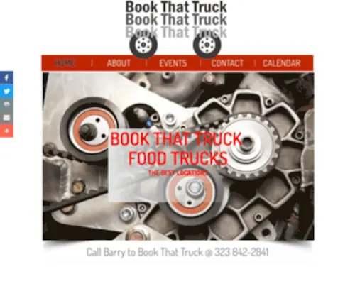 Bookthattruck.com(Book That Truck Gourmet Food Truck Lots And Booking in Los Angeles) Screenshot