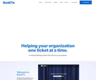Booktix.com(Online Ticketing System for Schools) Screenshot