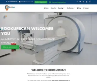 Bookurscan.com(An Initiative in Health Care Services Made Affordable) Screenshot