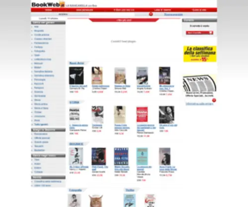 Bookweb.it(Prezzo, vendita, online) Screenshot