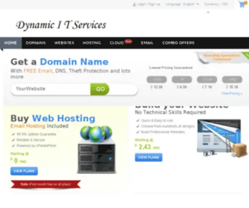 BookwebDomain.com(Domain names & web hosting company) Screenshot