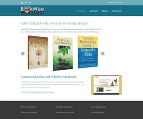 Bookwisedesign.com(BookWise Design (originally Lightbourne)) Screenshot
