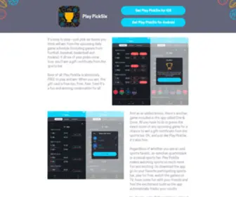 Bookwormsports.com(Play PickSix) Screenshot