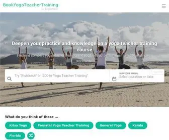 Bookyogateachertraining.com(The World’s Largest Yoga Teacher Training Site) Screenshot