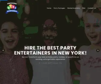 Bookyourkidsparty.com(Professional Kids Entertainment) Screenshot