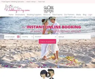 Bookyourweddingday.com(Book your wedding date and venue abroad Instantly) Screenshot