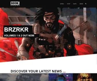 Boom-Studios.com(Stan Lee’s Soldier Zero) Screenshot