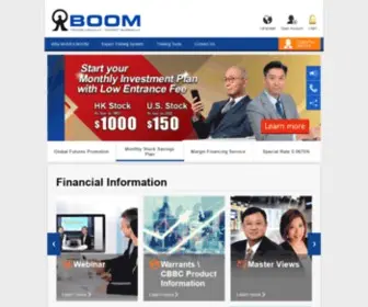 Boom.com.hk(MONEX BOOM) Screenshot