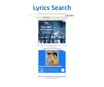 Boom4U.net(Lyrics Search for Pop Songs) Screenshot