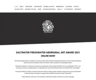 Boomalli.com.au(Boomalli Aboriginal Artists Co) Screenshot