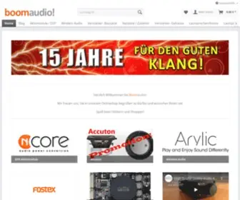 Boomaudio.de(Lautsprecher) Screenshot