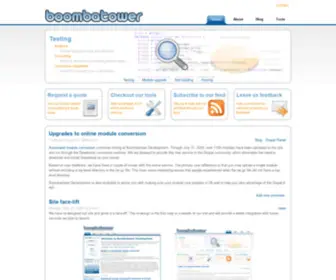 Boombatower.com(Boombatower Development) Screenshot