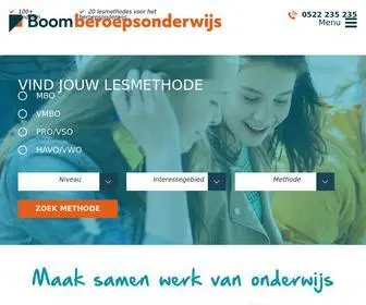 Boomberoepsonderwijs.nl(Boom beroepsonderwijs) Screenshot