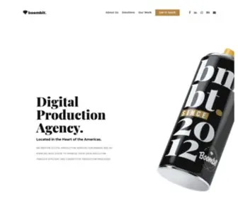 Boombit.agency(Agencia de Producción y Outsourcing Digital) Screenshot