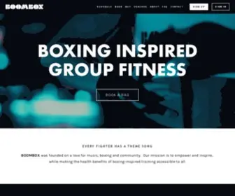 Boombox-Boxing.com(BOOMBOX Boxing Club) Screenshot