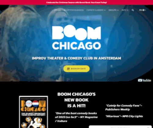 Boomchicago.nl(Boom Chicago) Screenshot