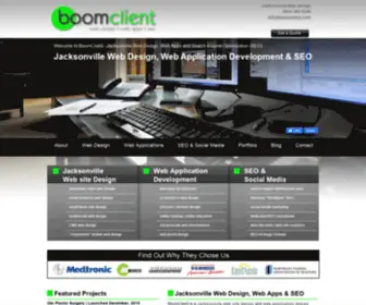 Boomclient.com(Jacksonville Web Design) Screenshot